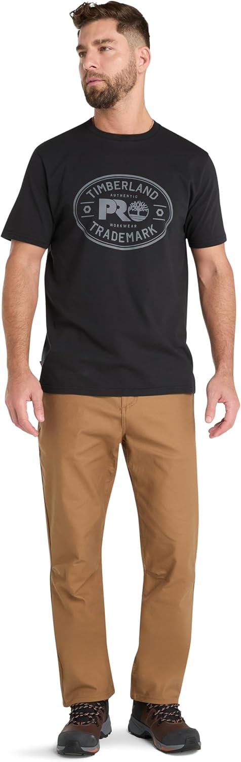 Timberland PRO Men’s Gritman Flex Athletic Fit 5 Pocket Work Pant(Dark Wheat)