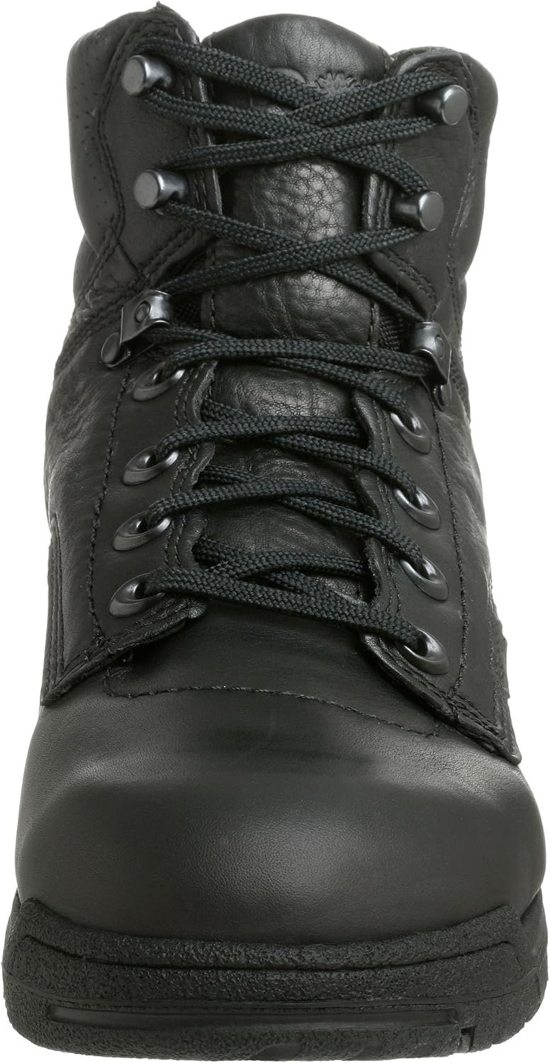 Timberland PRO Men’s 26061 Titan 6″ Soft-Toe Boot(Blackout Full-grain Leather)