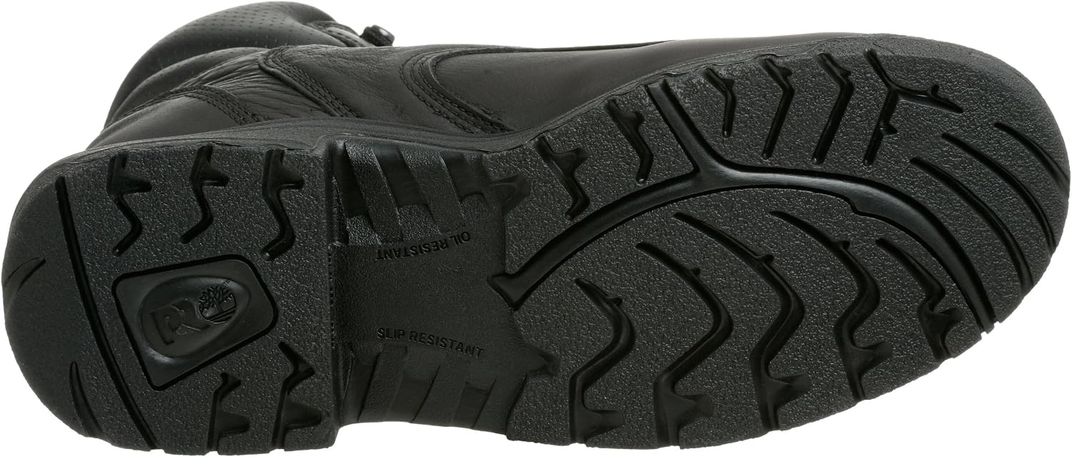 Timberland PRO Men’s 26061 Titan 6″ Soft-Toe Boot(Blackout Full-grain Leather)
