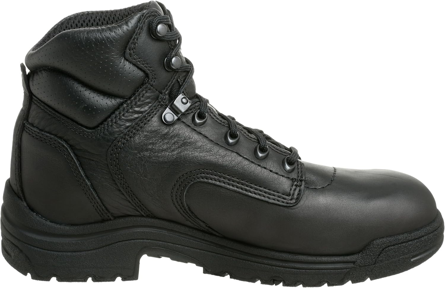 Timberland PRO Men’s 26061 Titan 6″ Soft-Toe Boot(Blackout Full-grain Leather)