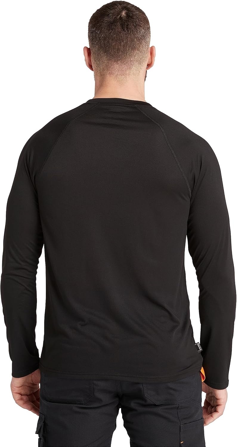 Timberland PRO Men’s Wicking Good Long-Sleeve T-Shirt 2.0(Black)