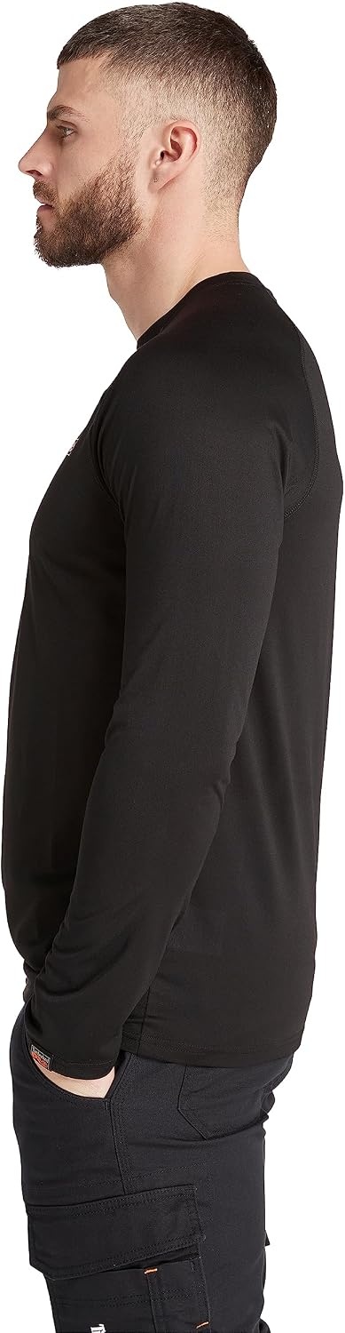Timberland PRO Men’s Wicking Good Long-Sleeve T-Shirt 2.0(Black)