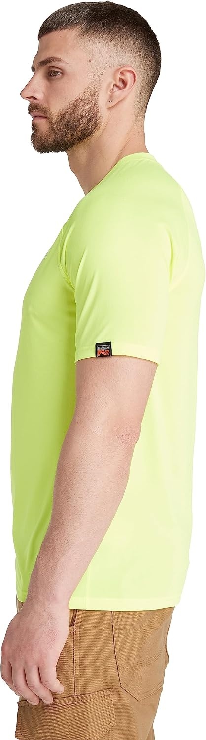 Timberland PRO Men’s Wicking Good Short-Sleeve T-Shirt 2.0(Bright Yellow)
