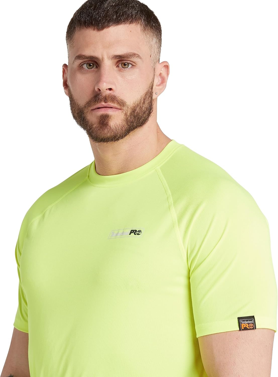 Timberland PRO Men’s Wicking Good Short-Sleeve T-Shirt 2.0(Bright Yellow)
