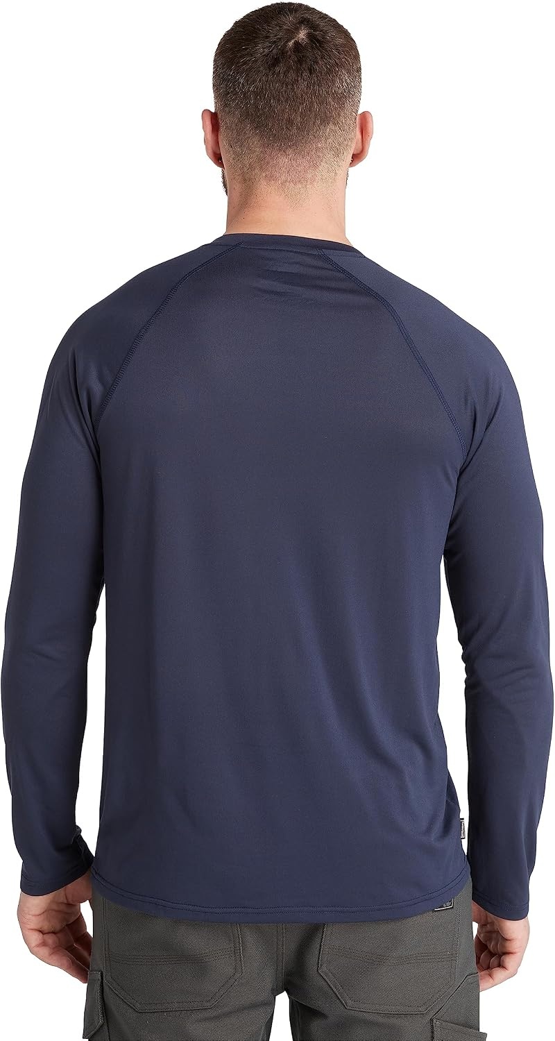 Timberland PRO Men’s Wicking Good Long-Sleeve T-Shirt 2.0(Black Iris)