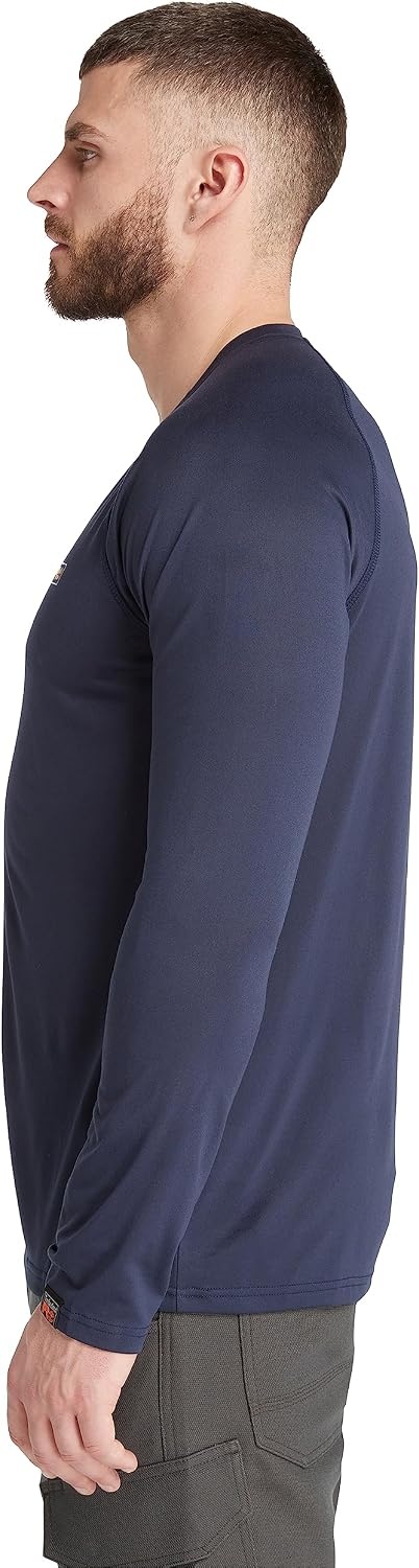 Timberland PRO Men’s Wicking Good Long-Sleeve T-Shirt 2.0(Black Iris)