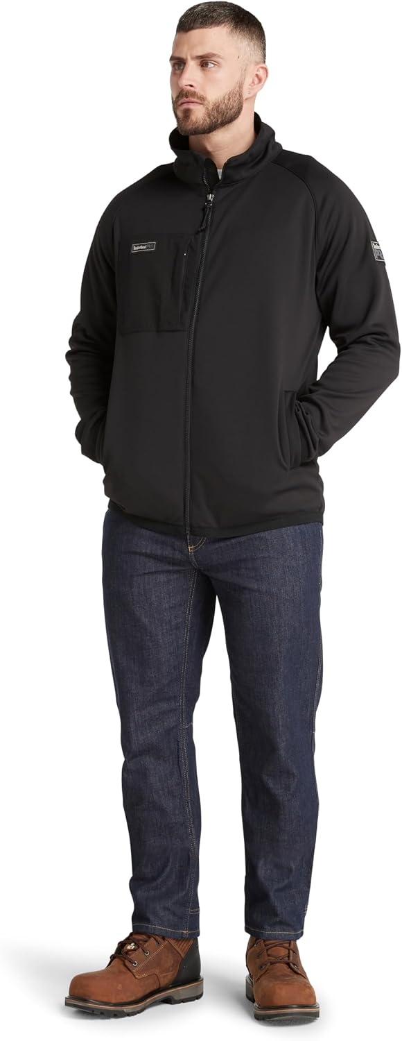 Timberland PRO Men’s Ironhide Softshell Jacket, Black, 3X-Large
