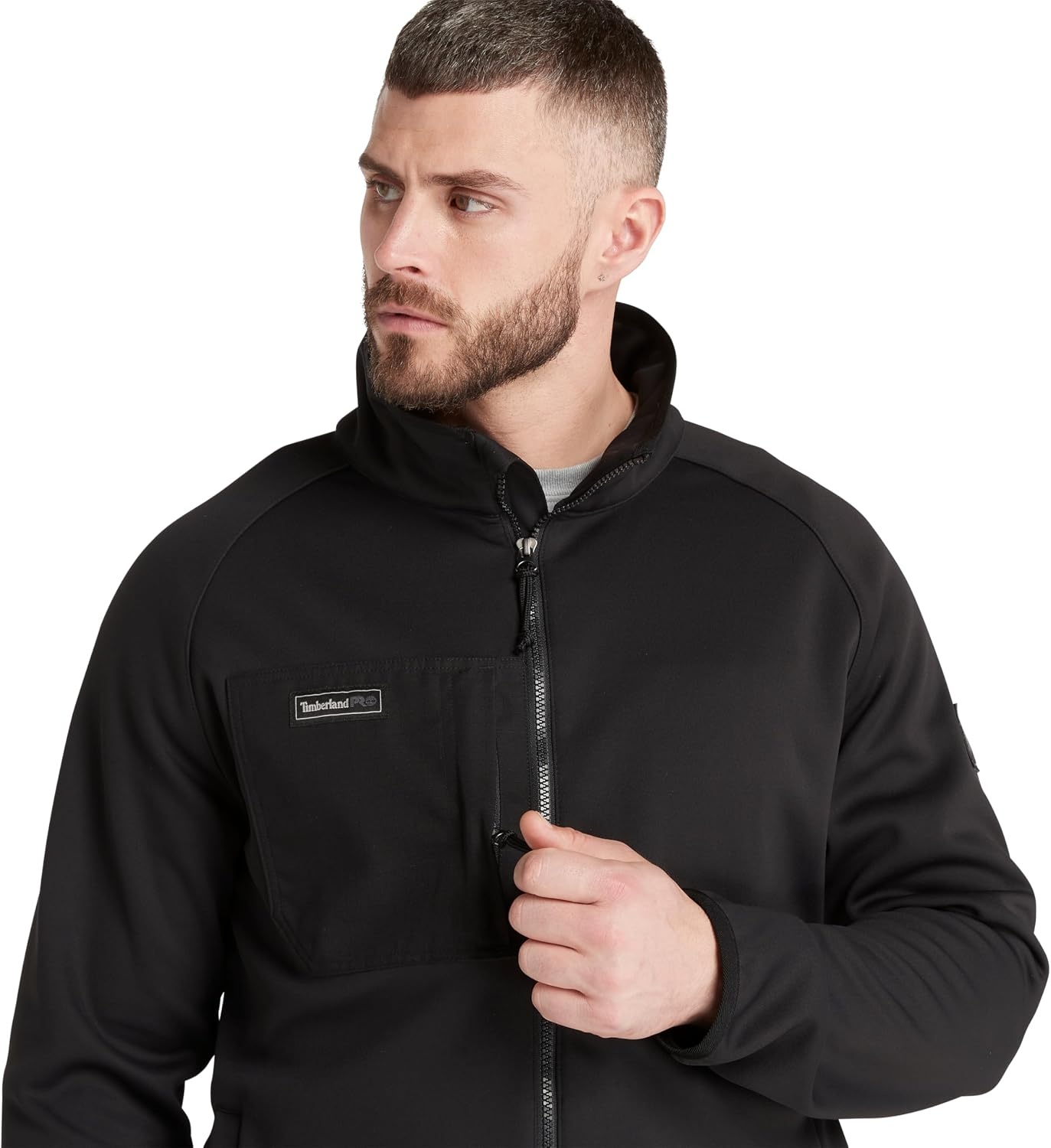 Timberland PRO Men’s Ironhide Softshell Jacket, Black, 3X-Large