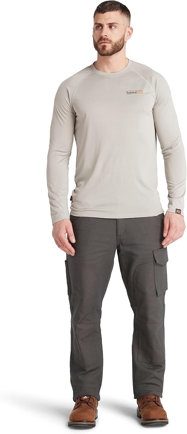 Timberland PRO Men’s Wicking Good Long-Sleeve T-Shirt 2.0(Paloma)