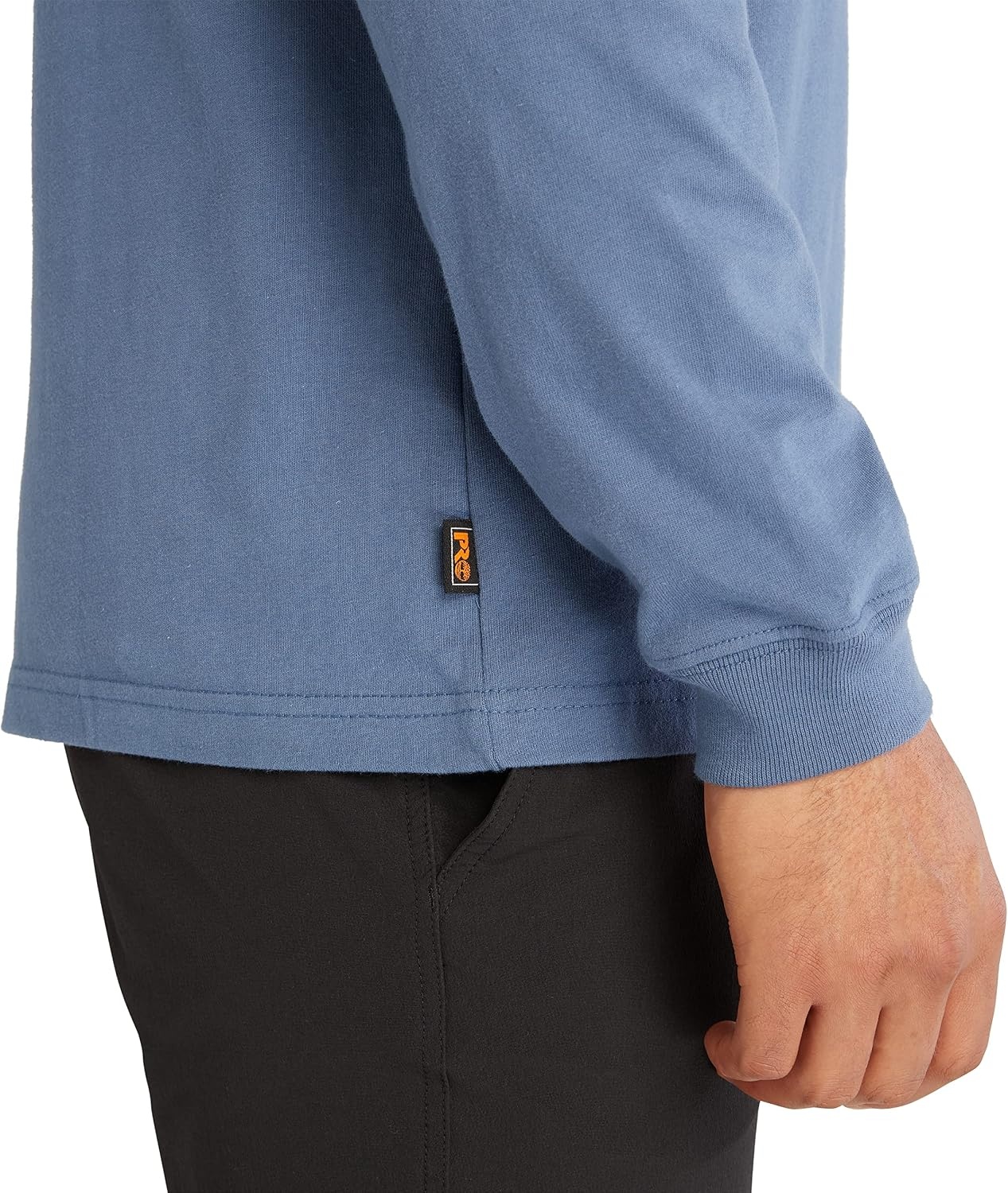 Timberland PRO Men’s Core Logo Long-Sleeve T-Shirt(Vintage Indigo)