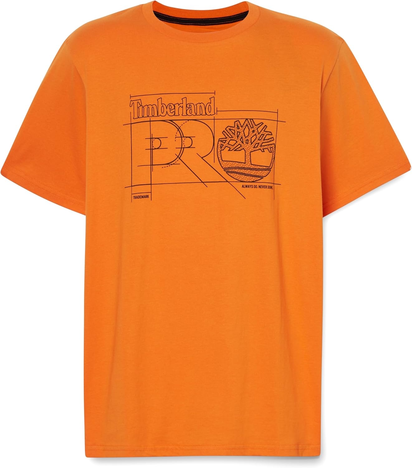 Timberland PRO Men’s Innovation Blueprint Short-Sleeve T-Shirt(Pro Orange)