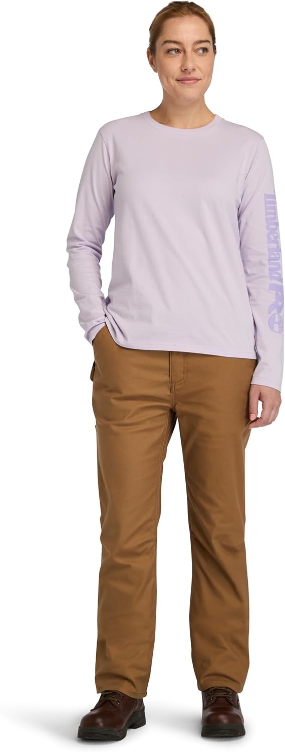 Timberland PRO Women’s Core Long Sleeve T-Shirt(Pastel Lilac)