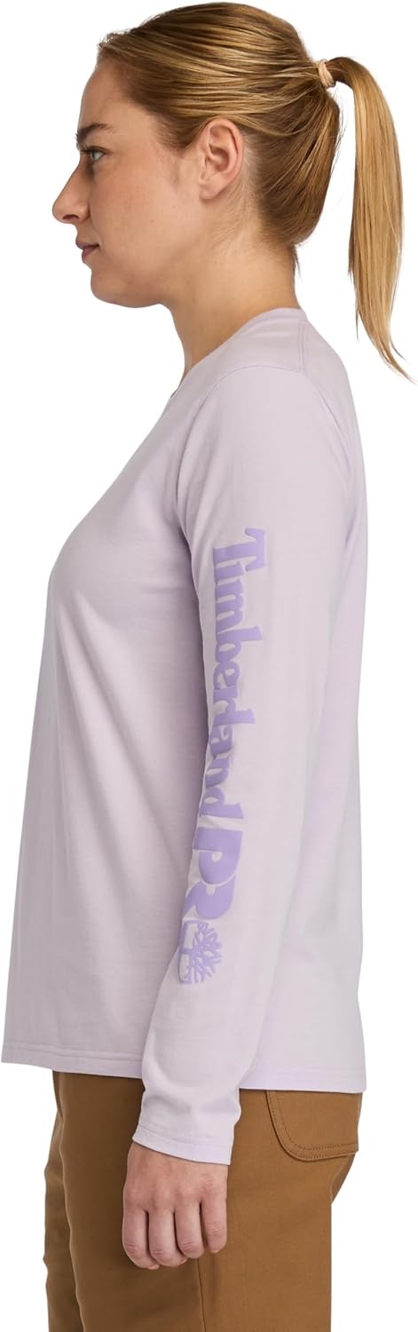 Timberland PRO Women’s Core Long Sleeve T-Shirt(Pastel Lilac)