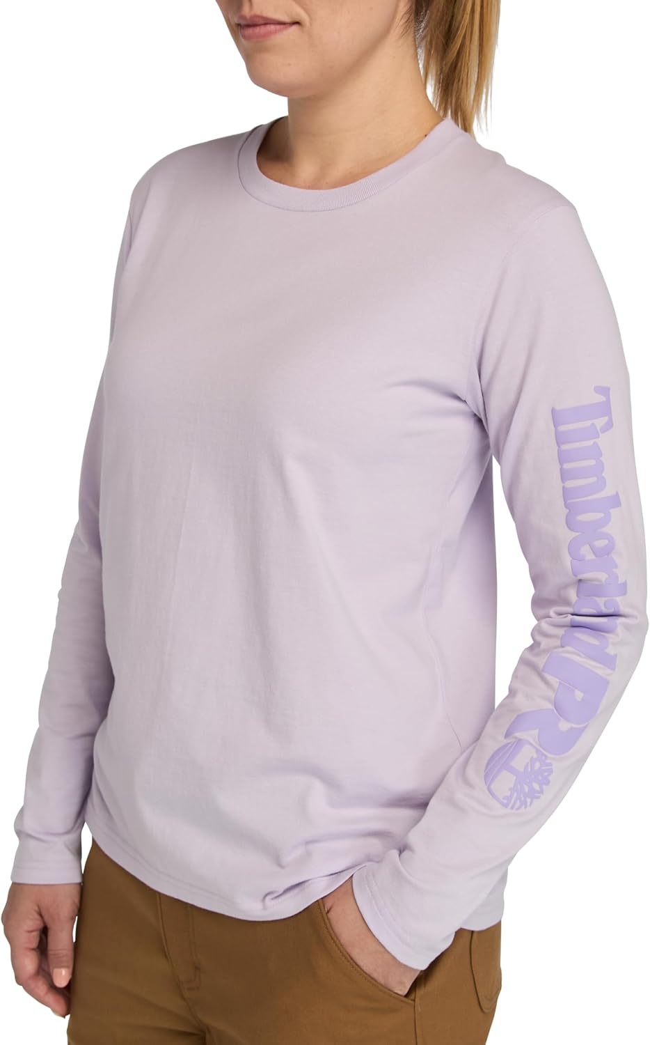 Timberland PRO Women’s Core Long Sleeve T-Shirt(Pastel Lilac)
