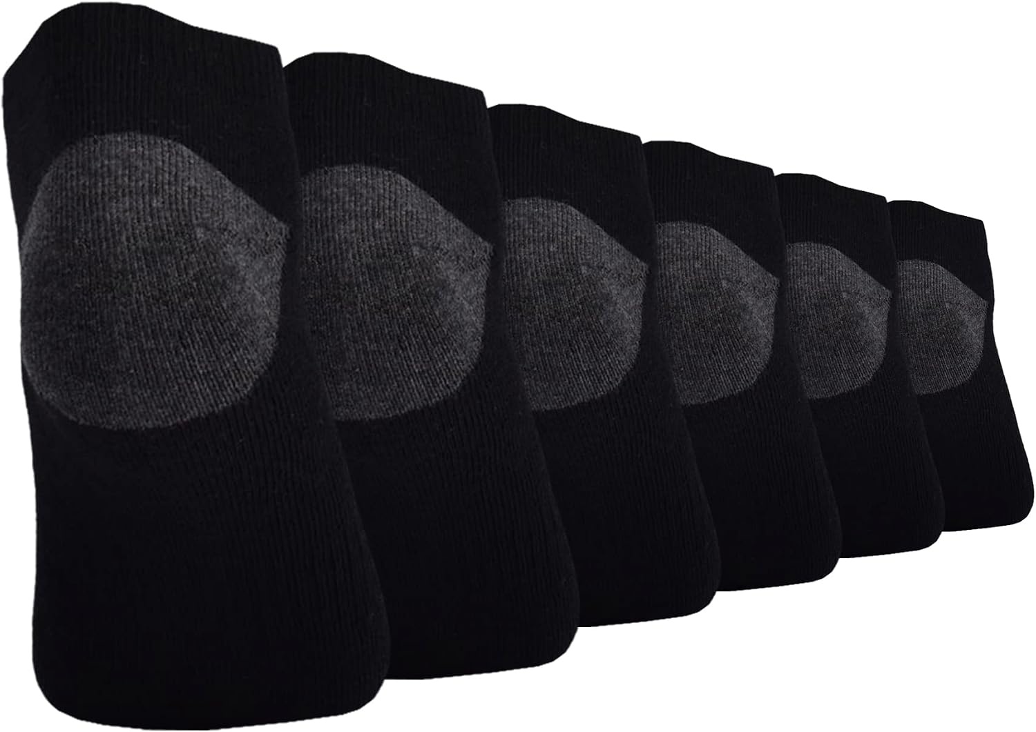 Timberland PRO mens 6-pack Performance Low Cut Socks(Black)