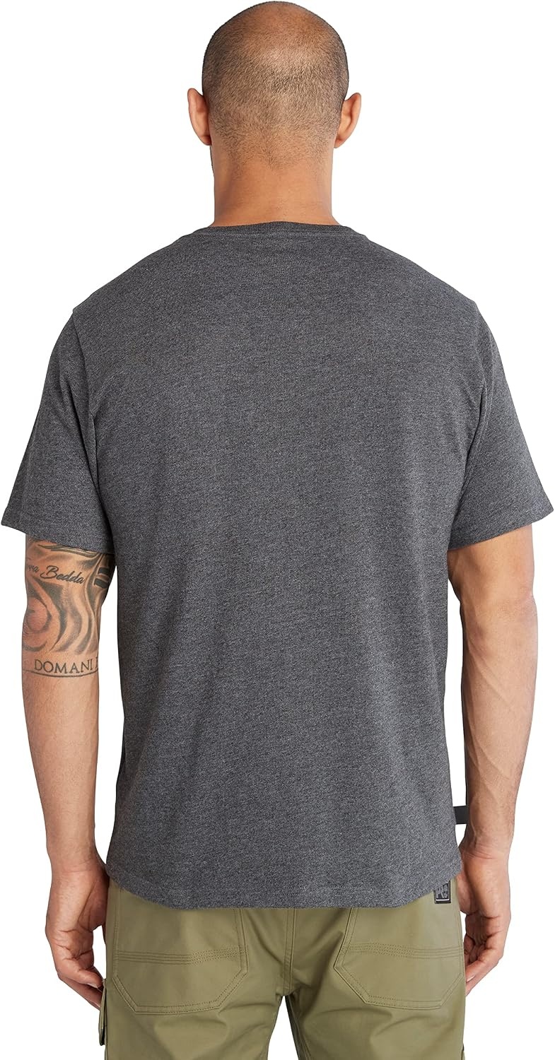 Timberland PRO Core Pocket Short Sleeve T-Shirt(Deepest Grey Heather)