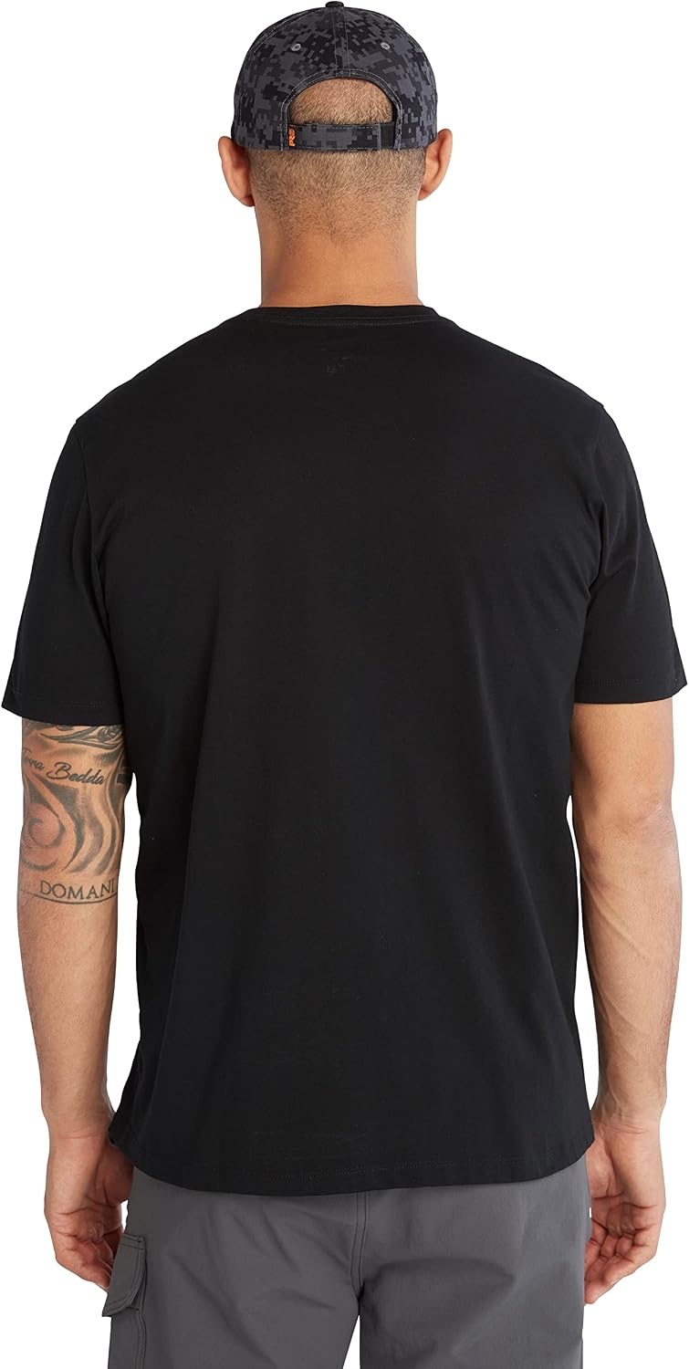Timberland PRO Men’s Core Textured Graphic Short-Sleeve T-Shirt(Black)