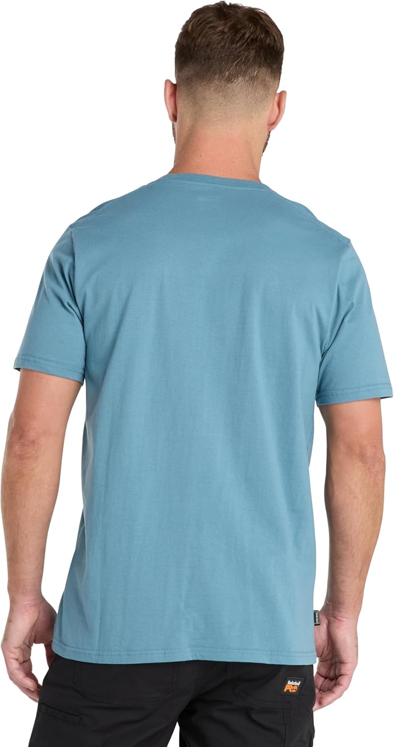 Timberland PRO Men’s Innovation Blueprint Short-Sleeve T-Shirt(Bluestone)