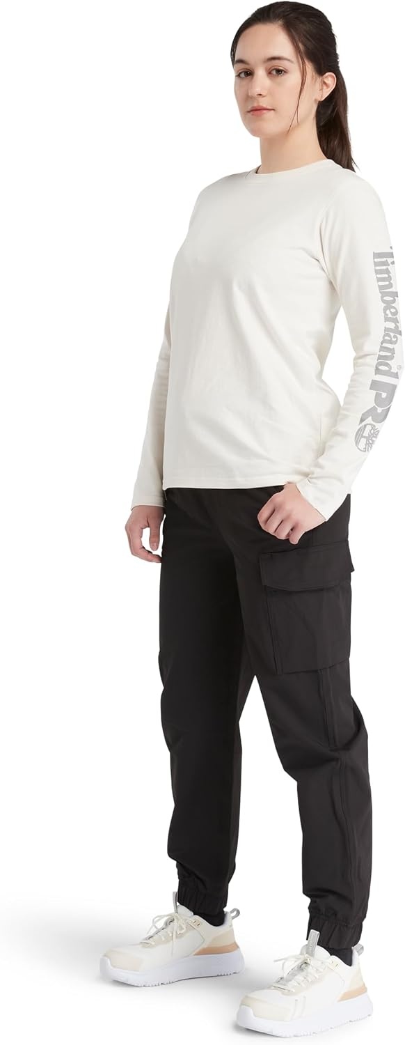 Timberland PRO Women’s Core Long Sleeve T-Shirt(Vintage White)