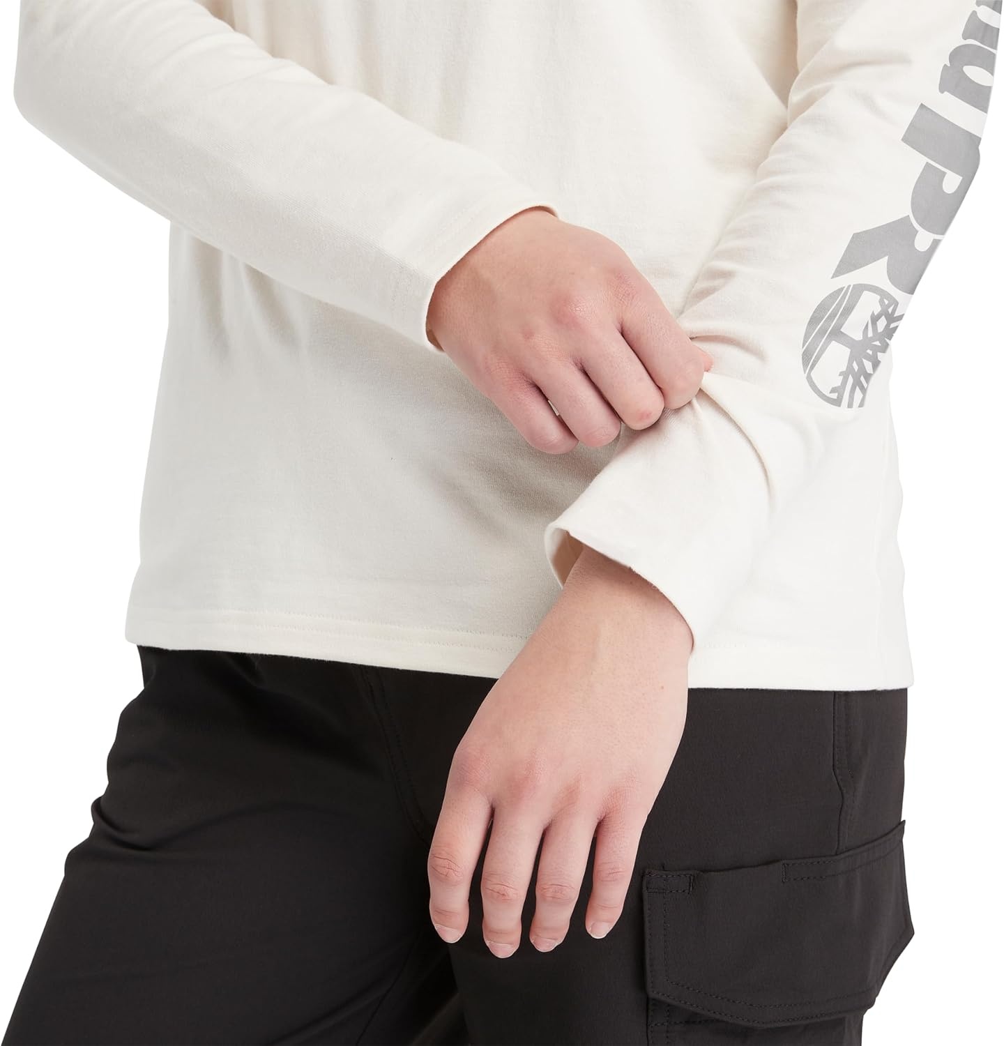 Timberland PRO Women’s Core Long Sleeve T-Shirt(Vintage White)