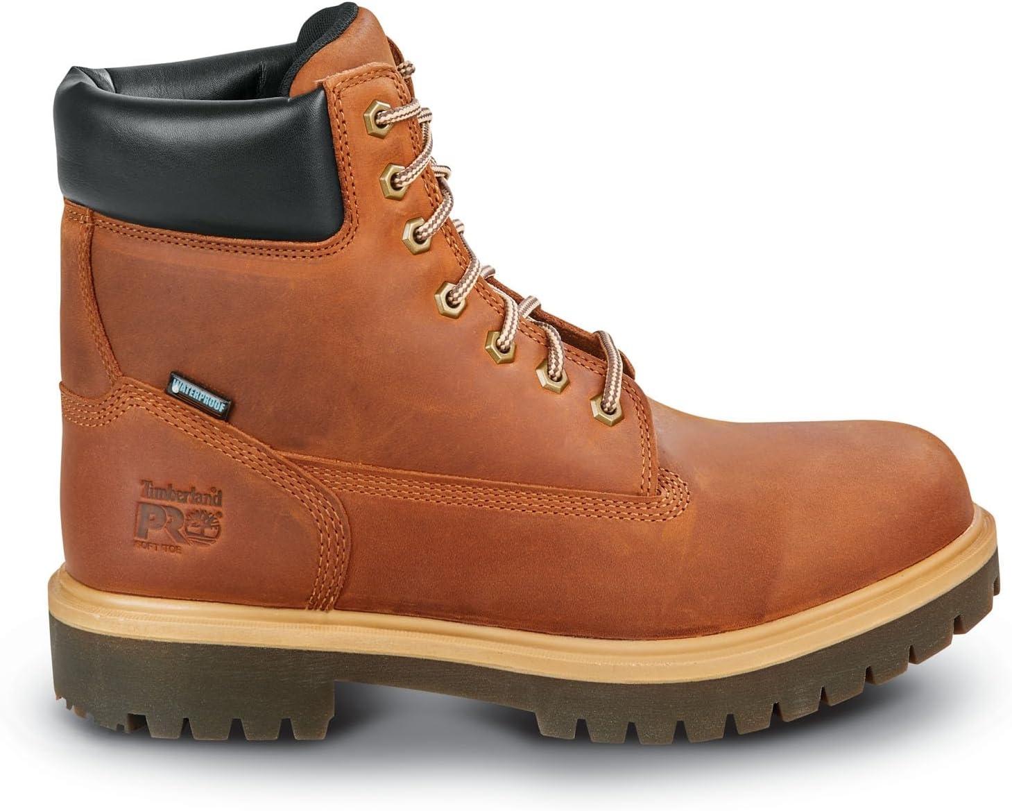 Timberland PRO Mens Direct Attach MaxTRAX Soft Toe SRO Boot(Glazed Ginger)