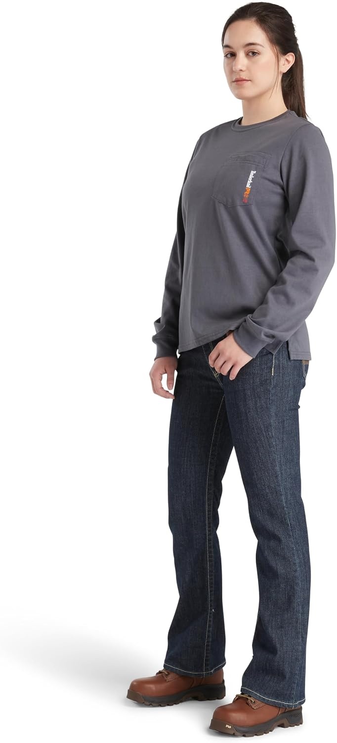 Timberland PRO FR Cotton Core Pocket T-Shirt w/Logo(Charcoal)