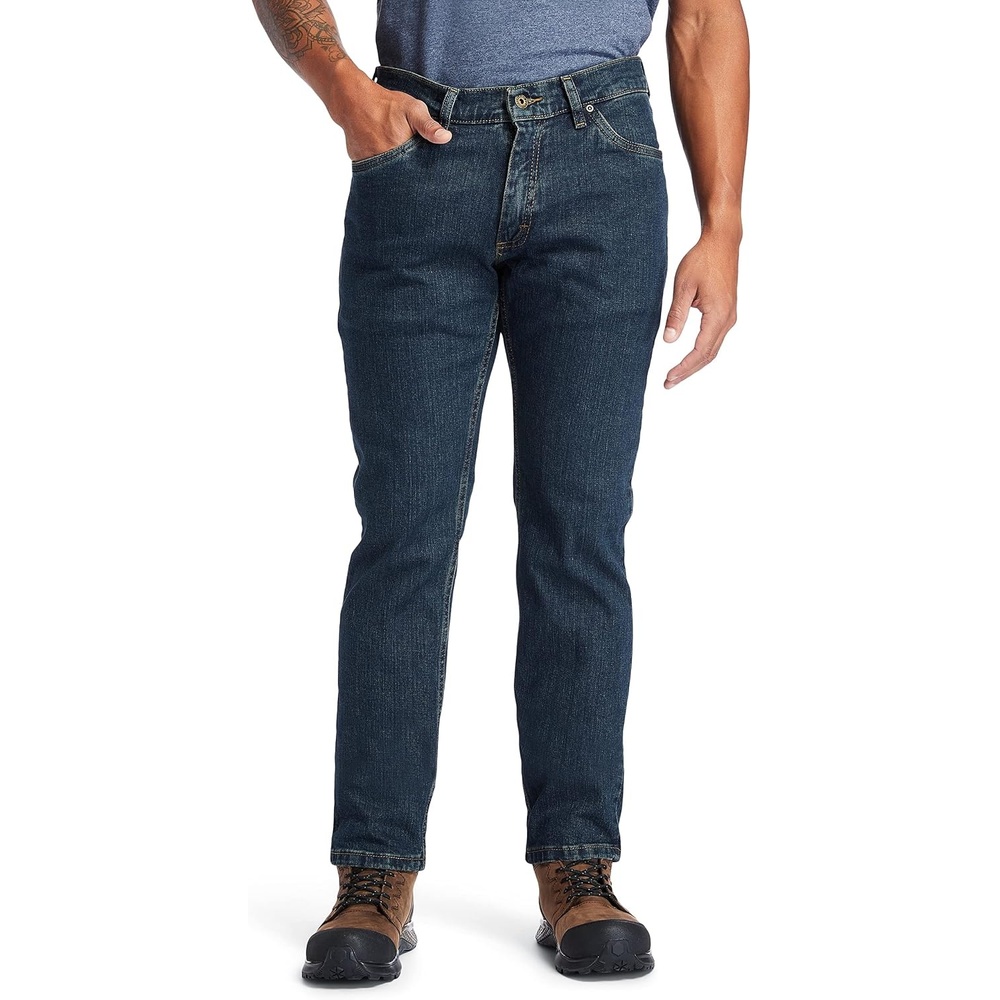 Timberland PRO Men’s A1OWF Grit-N-Grind Flex Jean Pants(Dark Denim)
