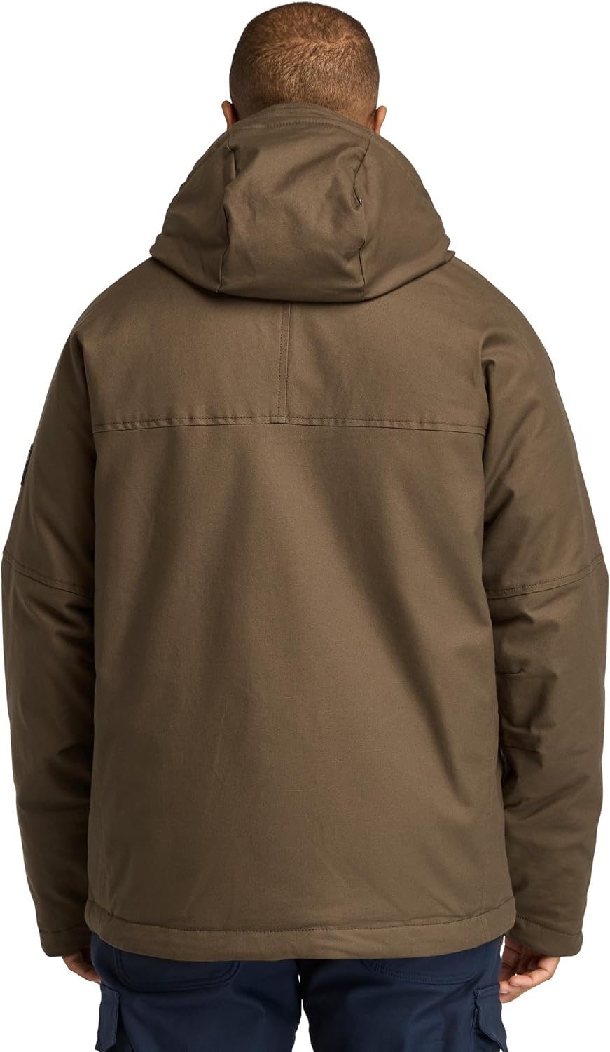 Timberland PRO Men’s Gritman Flex Canvas Hooded Jacket(Dark Earth)