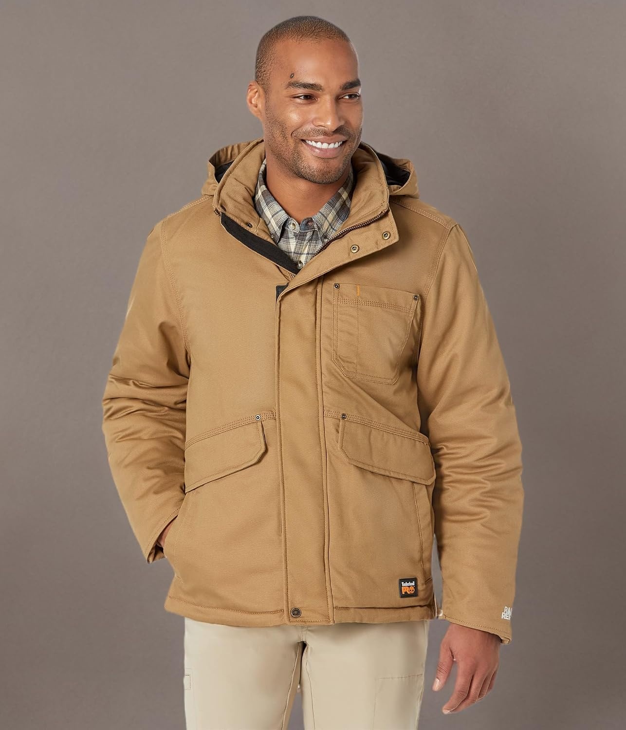 Timberland PRO Ironhide Hooded Insulated Jacket(Dark Wheat)