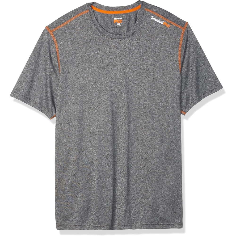 Timberland PRO Wicking Good Sport Short Sleeve Shirt(Medium Grey Heather)