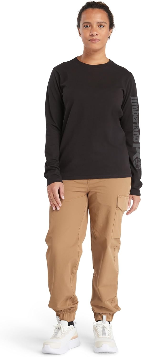 Timberland PRO Women’s Core Long Sleeve T-Shirt(Black)