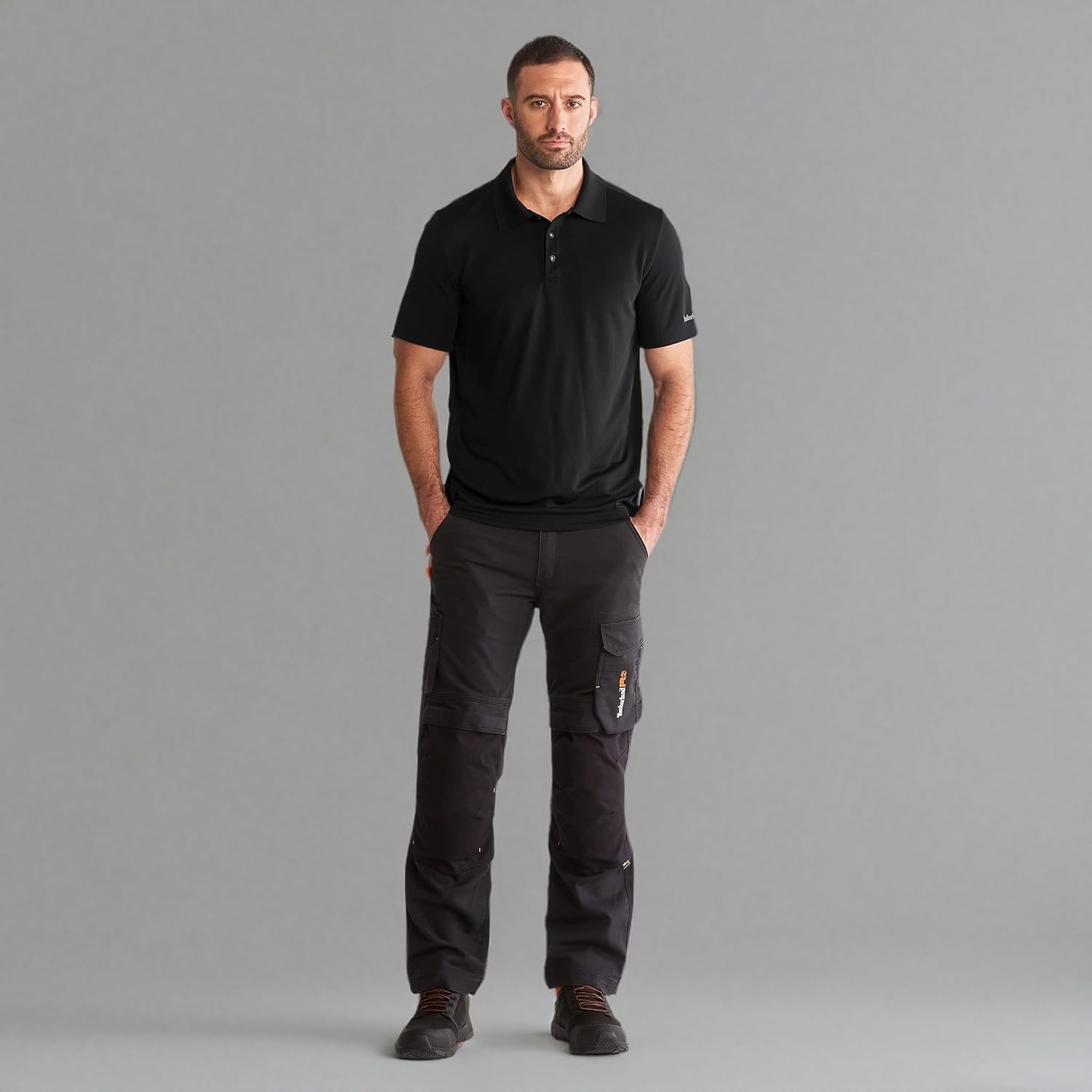 Timberland PRO Wicking Good Short Sleeve Polo(Jet Black)
