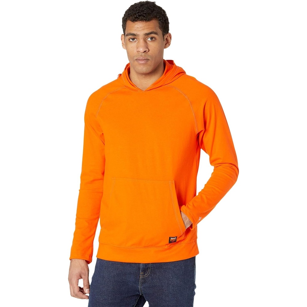 Timberland PRO mens Fr Cotton Core Hoodie(Blaze Orange)