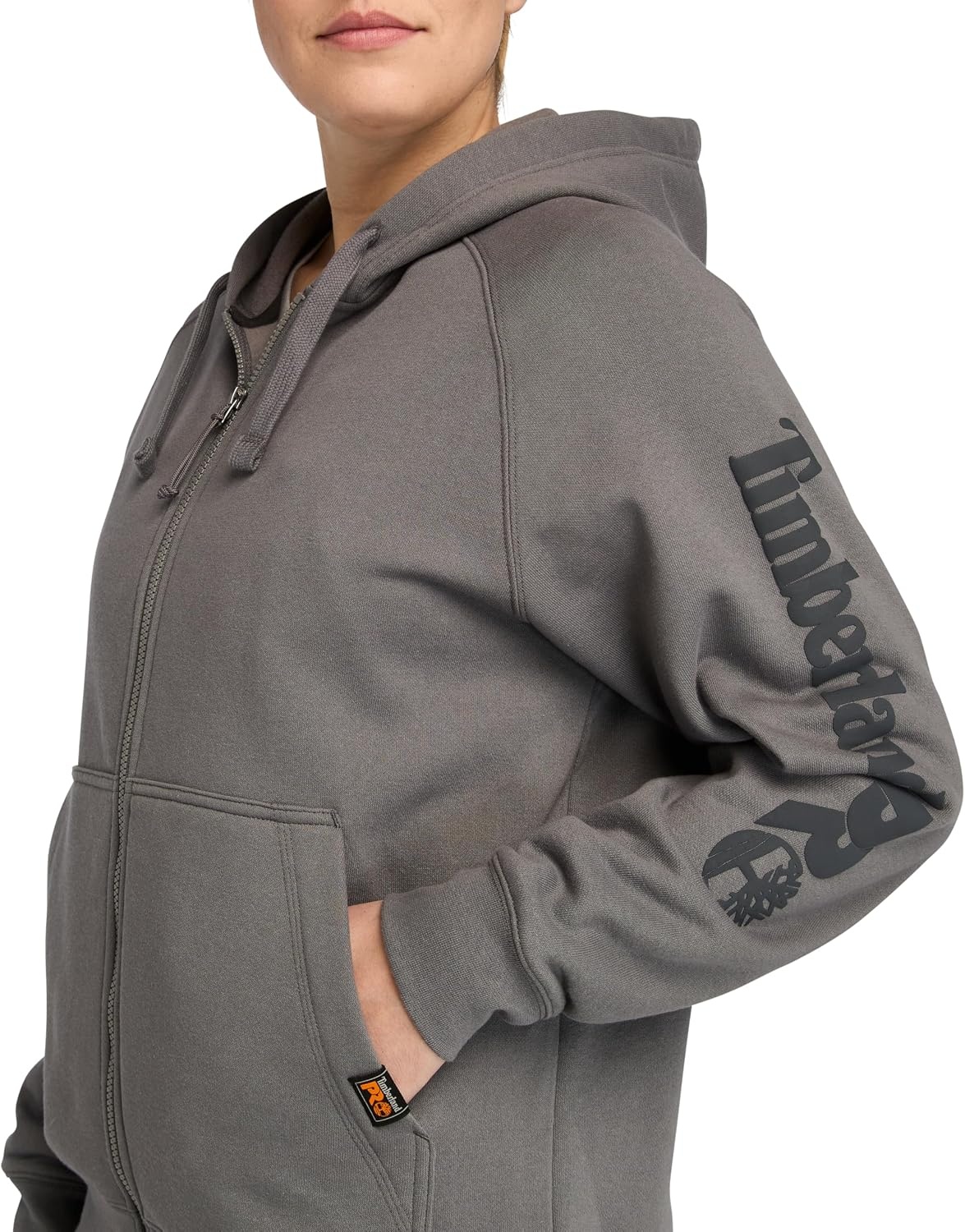 Timberland PRO Women’s Hood Honcho Sport Hoodie Full-zip Sweatshirt(Tornado)