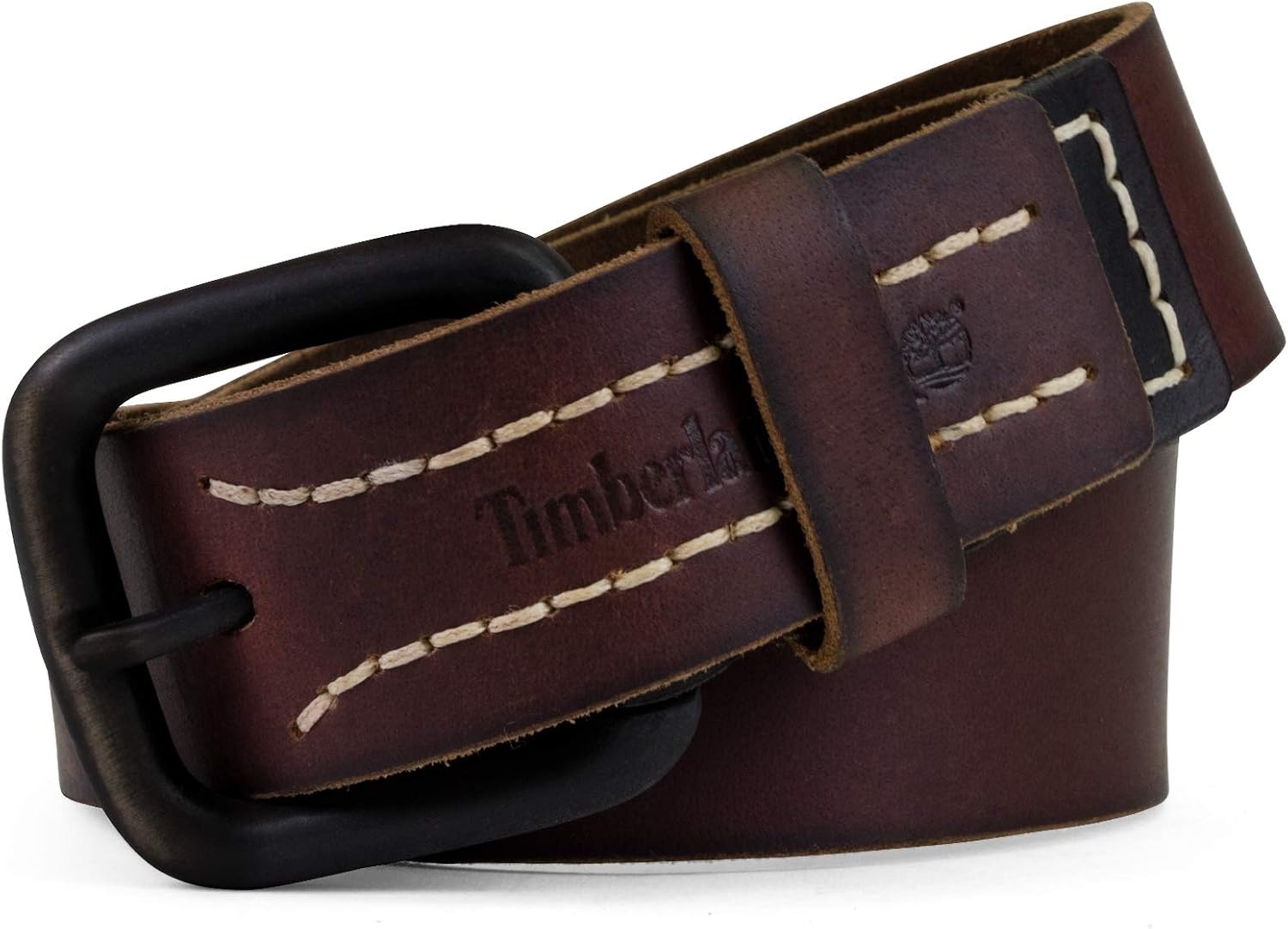 Timberland PRO 40mm Roller Buckle Leather Belt(Acorn/Double Stitch)