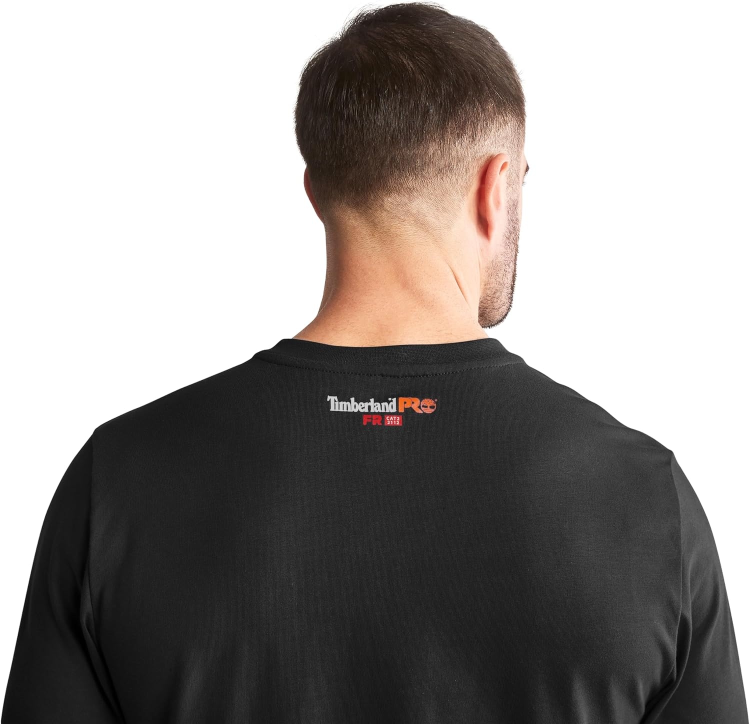 Timberland PRO FR Cotton Core Long Sleeve Henley with Pocket(Black)