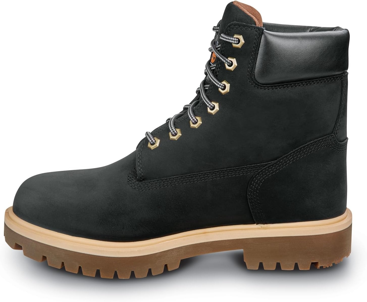 Timberland PRO Mens Direct Attach MaxTRAX Soft Toe SRO Boot(Black Nubuck/Beige)