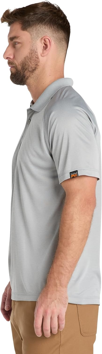 Timberland PRO Wicking Good Short Sleeve Polo(Grey)