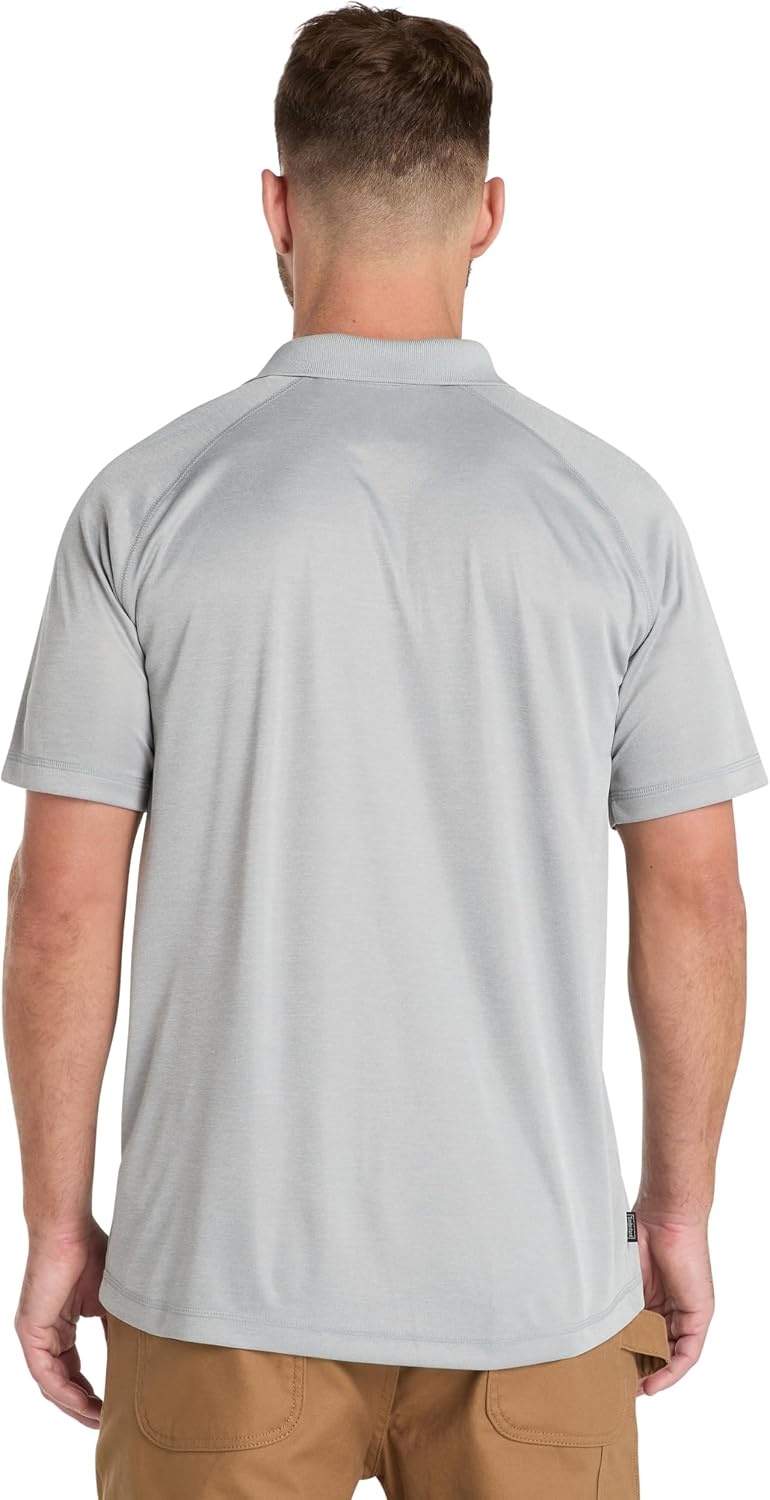 Timberland PRO Wicking Good Short Sleeve Polo(Grey)