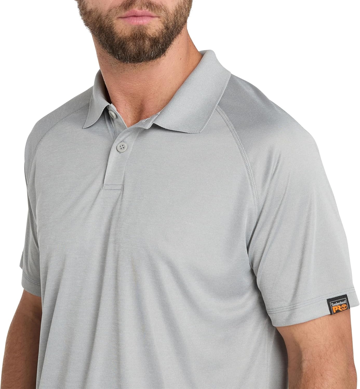 Timberland PRO Wicking Good Short Sleeve Polo(Grey)