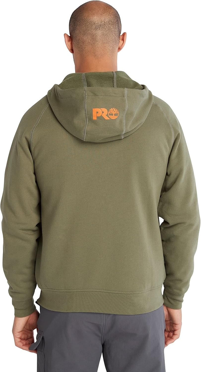 Timberland PRO mens Hood Honcho Sport Reflective Sweatshirt(Olive Night)
