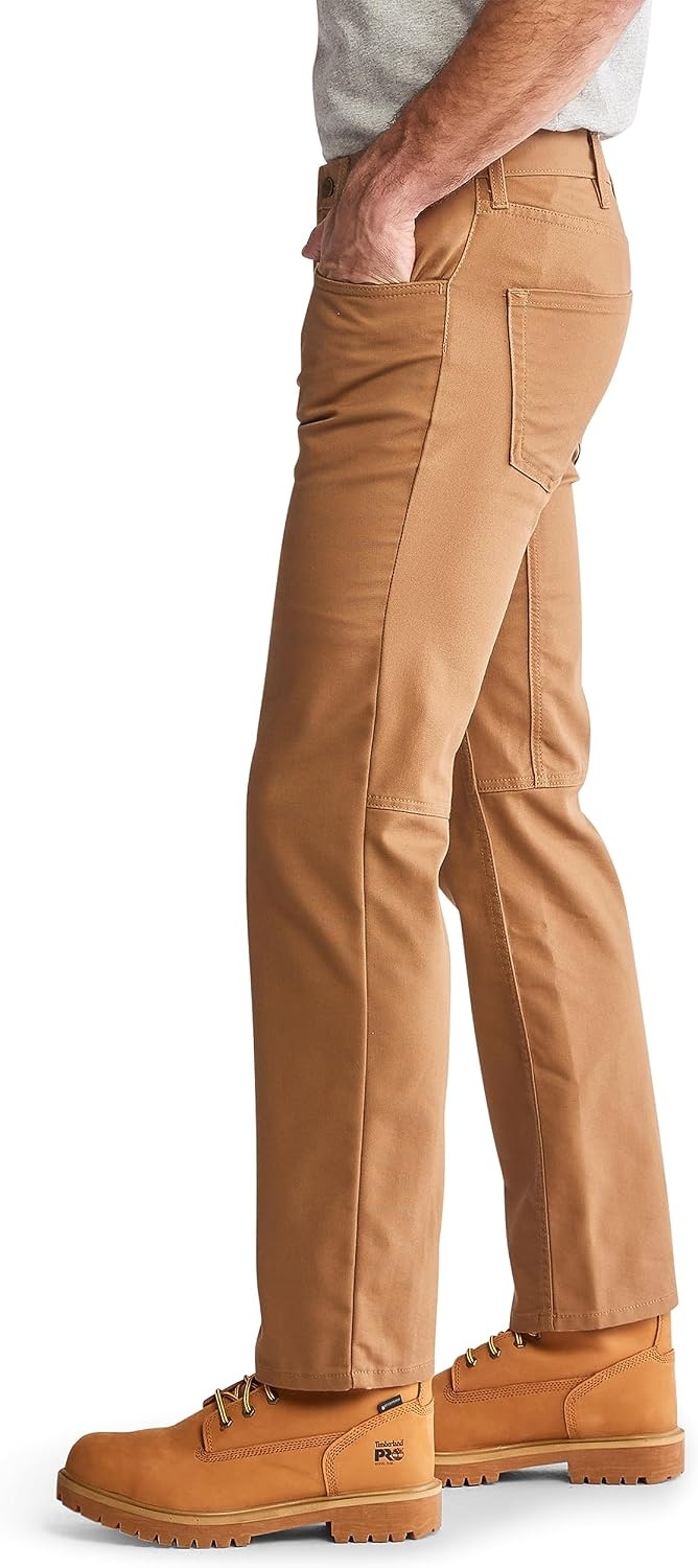 Timberland PRO Mens Ironhide Flex 5 Pocket Work Pant(Dark Wheat)