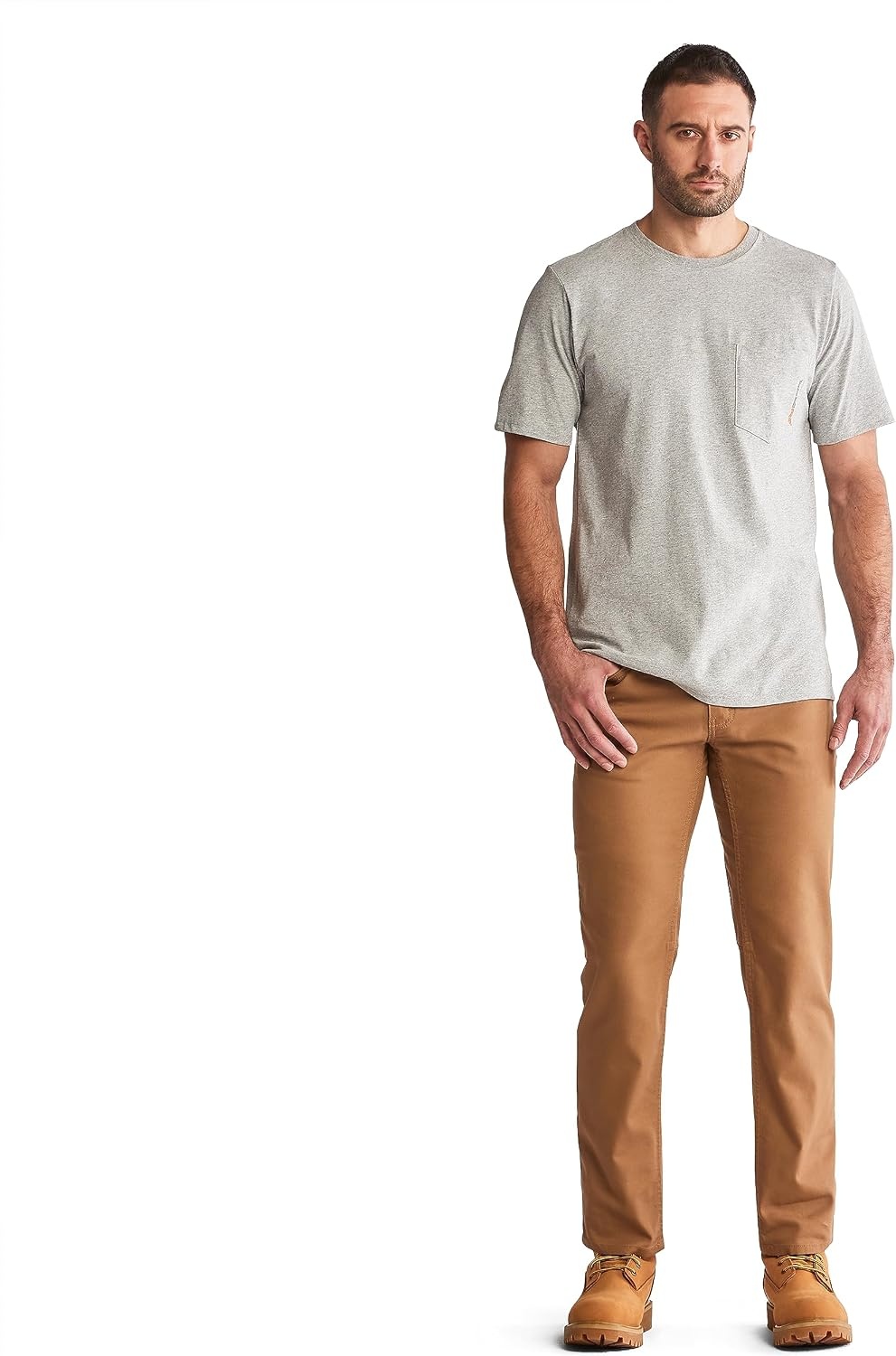 Timberland PRO Mens Ironhide Flex 5 Pocket Work Pant(Dark Wheat)