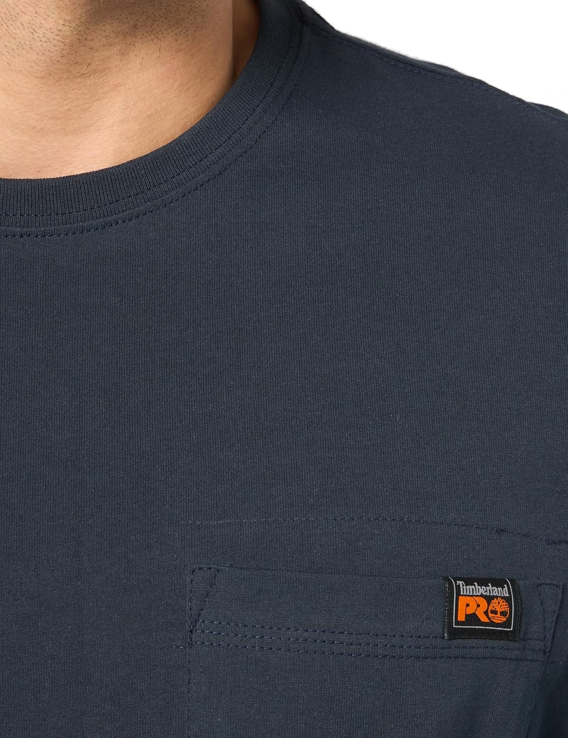 Timberland unisex-adult Core Pocket Long-sleeve T-shirtOutdoors Equipment(Navy)