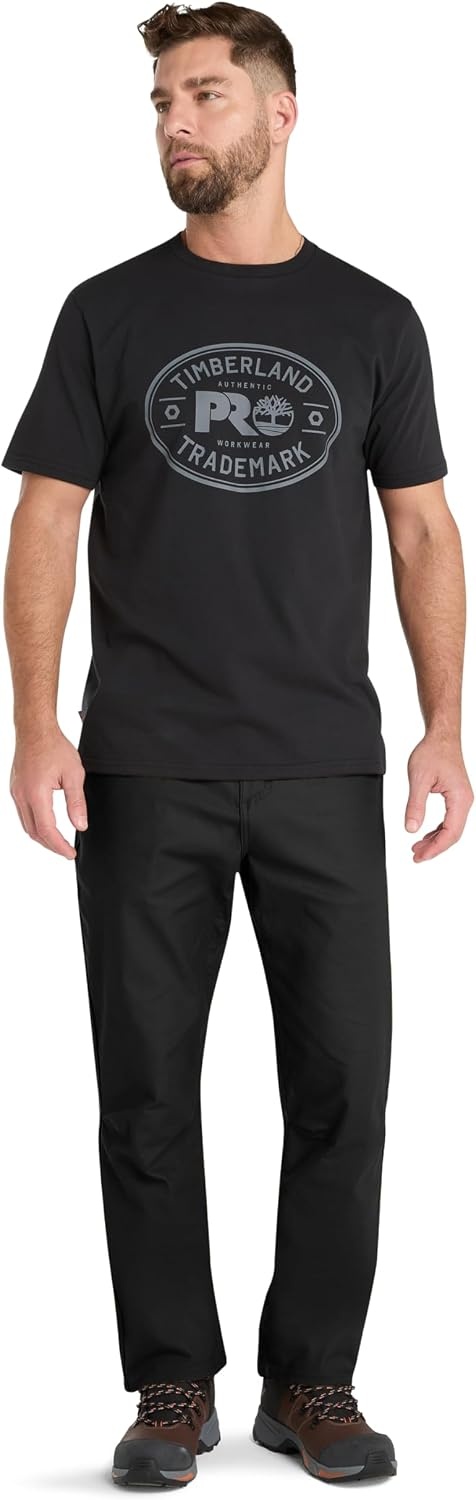 Timberland PRO Men’s Gritman Flex Athletic Fit 5 Pocket Work Pant(Black)