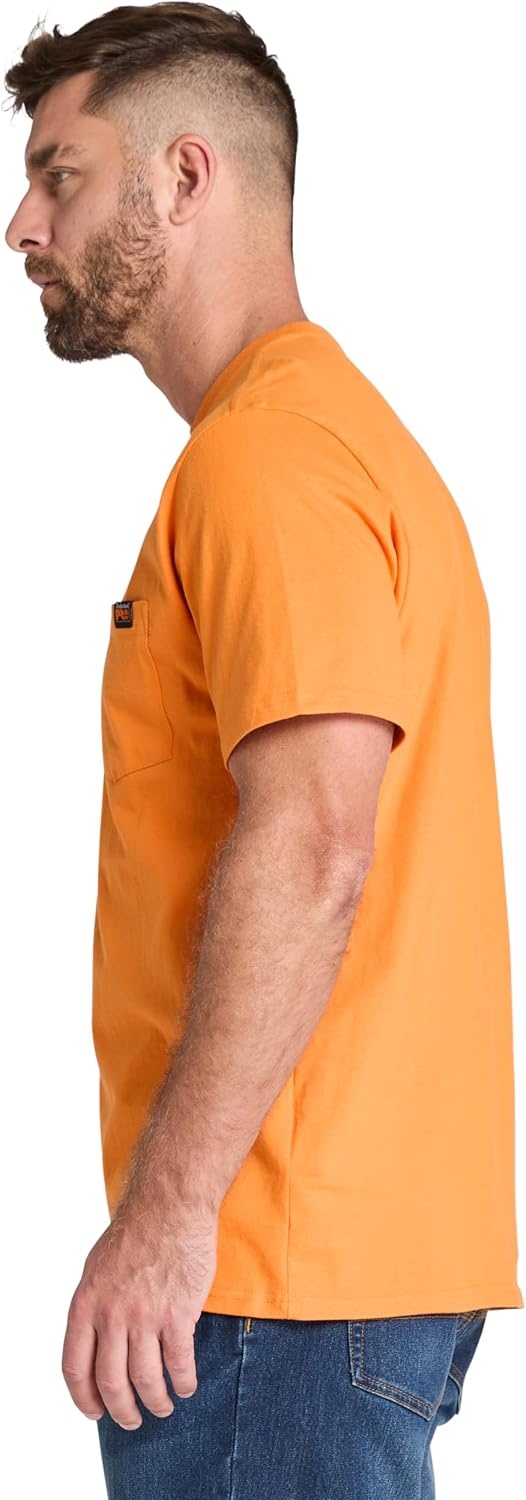 Timberland PRO Men’s Core Pocket Short-Sleeve T-Shirt, PRO Orange, Small