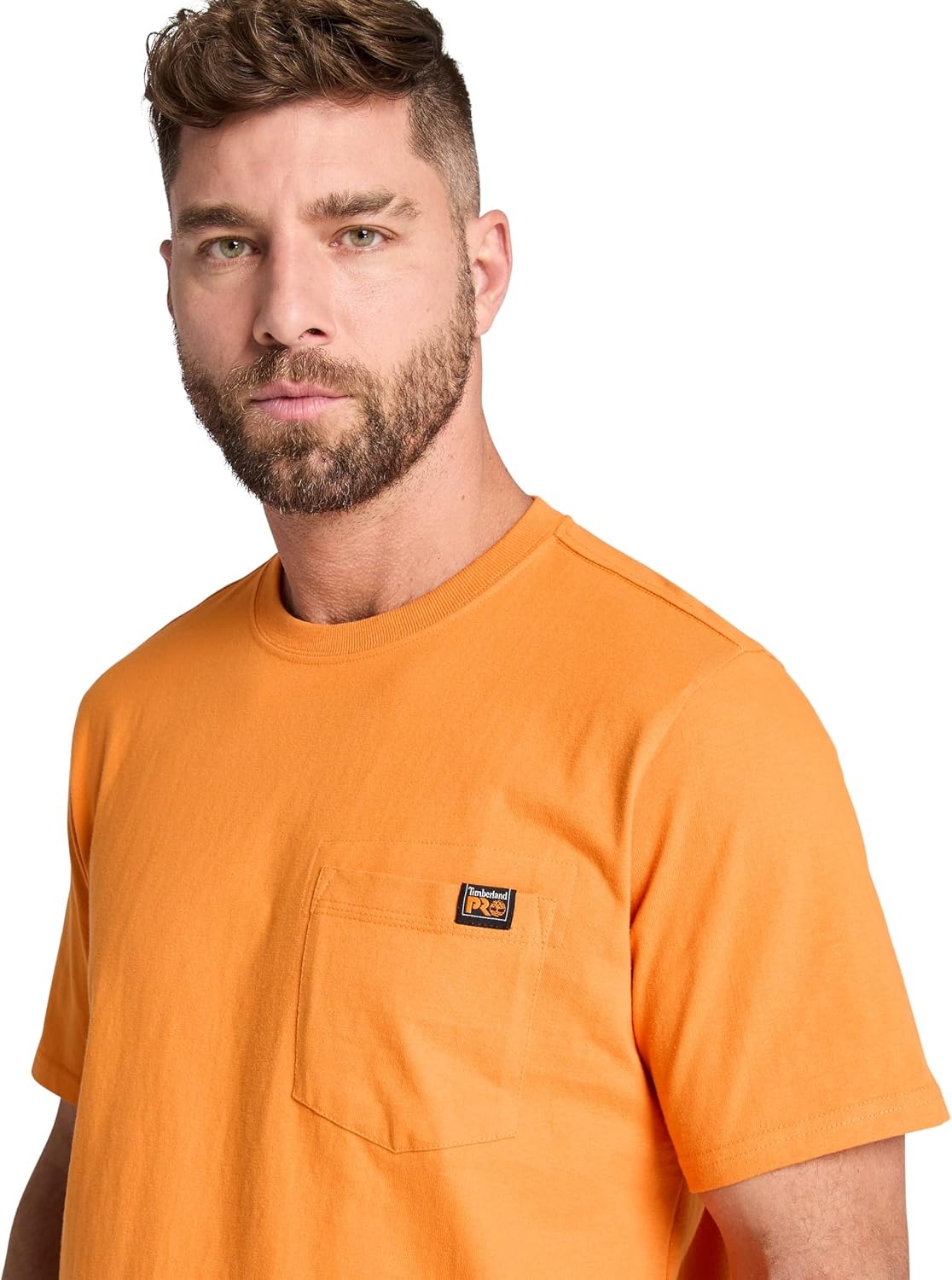 Timberland PRO Men’s Core Pocket Short-Sleeve T-Shirt, PRO Orange, Small
