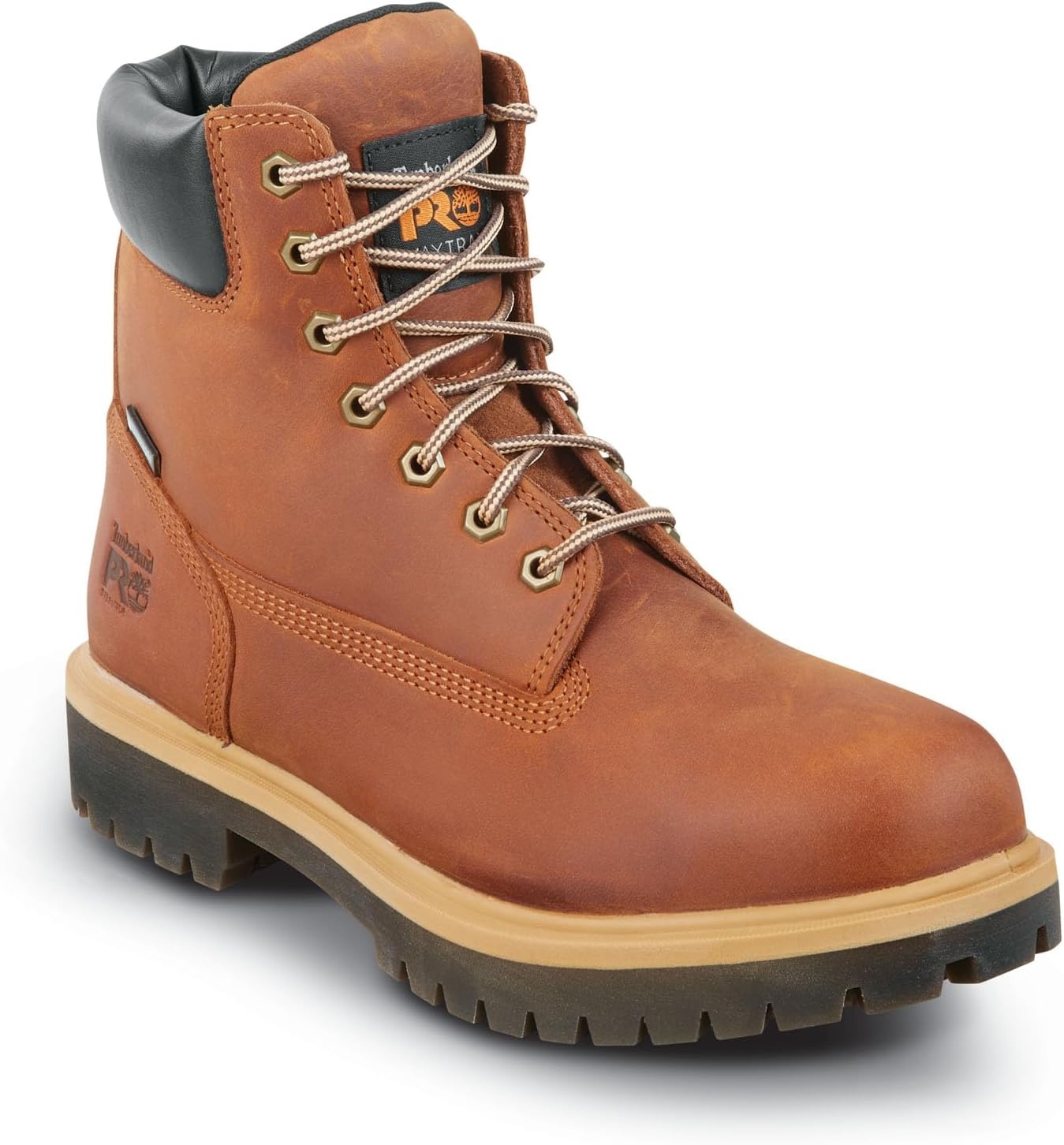 Timberland PRO Men’s 6 Direct Attach MaxTRAX Steel Toe Waterproof Insulated Boot(Glazed Ginger)