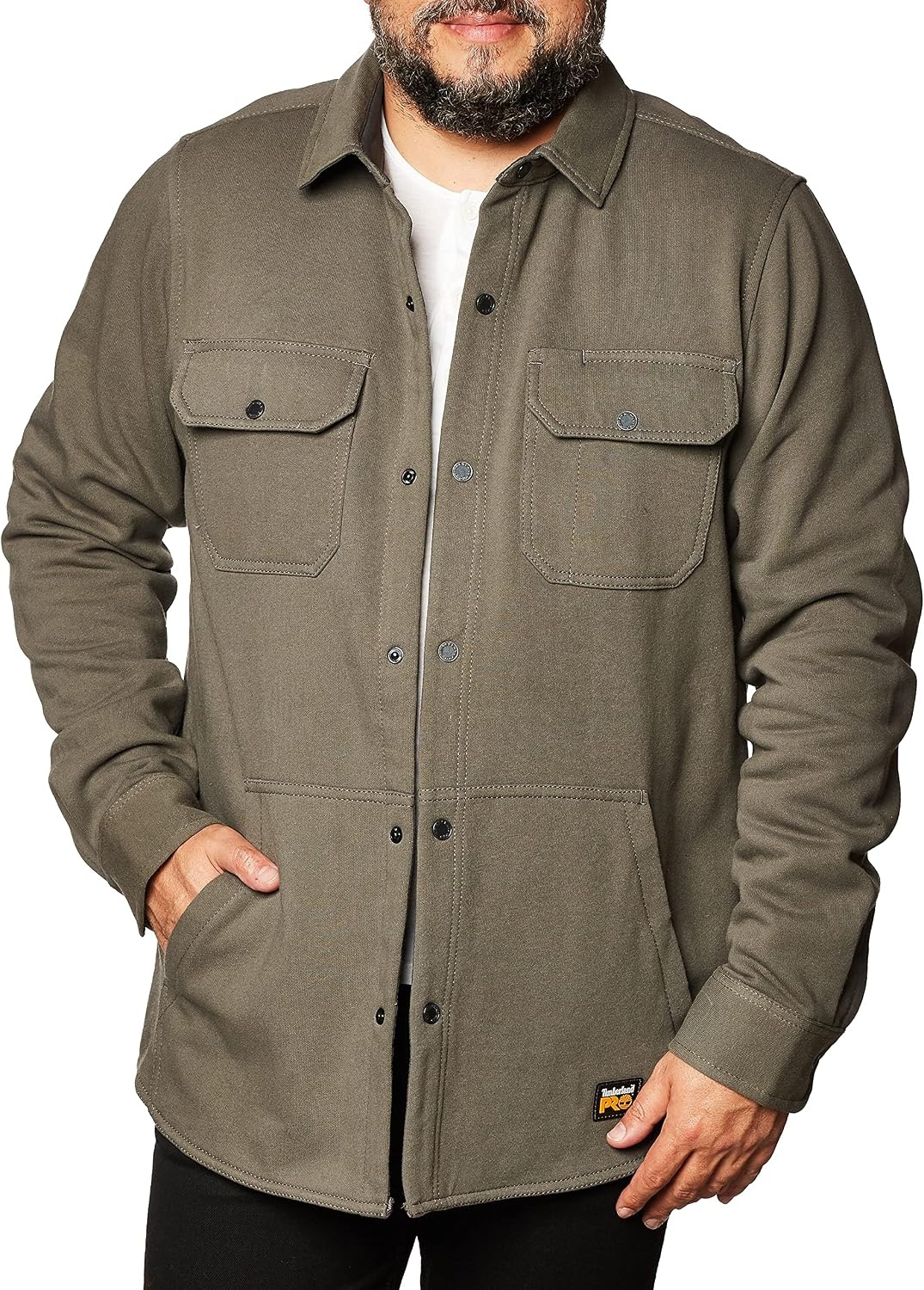 Timberland PRO Mill River Fleece Shirt Jacket(Pewter)