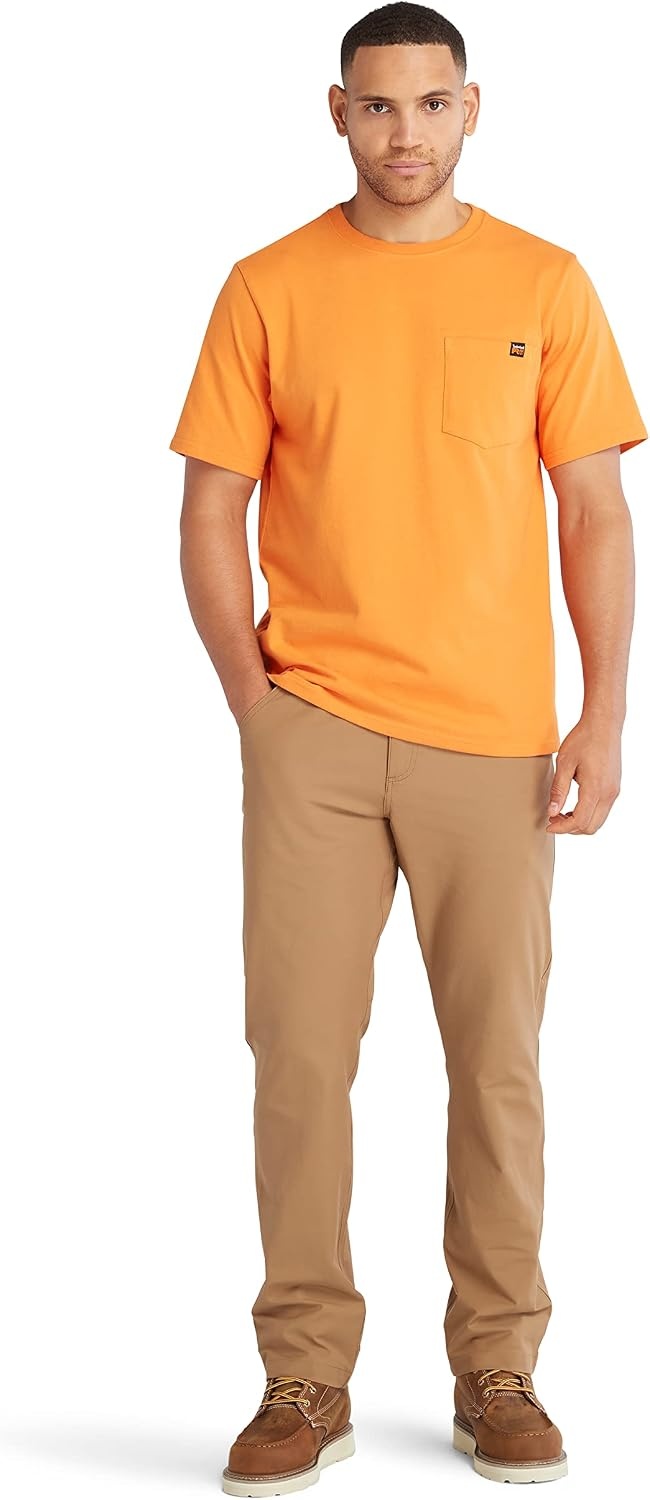 Timberland PRO Core Pocket Short Sleeve T-Shirt(Pro Orange)